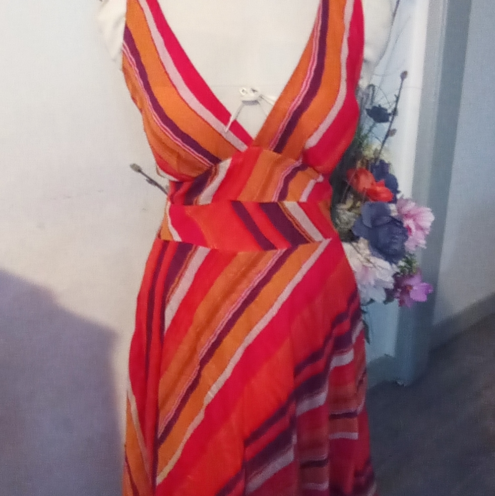 Dress with Crisscross Back